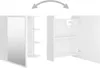 vidaXL Armadio a specchio per bagno Bianco 62,5x20,5x64 cm Anteprima dell’immagine prodotto 10