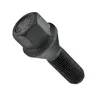 A single black lug bolt against a white background. Produktbild-Vorschau