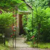 Arco di rose in metallo Nature 100x37x230 cm nero Anteprima dell’immagine prodotto 2