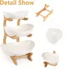 Obst Etagere mit 3 Etagen, Platzsparendes Obstkorb Etagere Produktbild-Vorschau 3