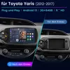 9 zoll GPS navi Für Toyota Yaris 2011-2018 4kern 2+64G Produktbild-Vorschau 2