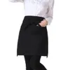Feste farbige halbe Länge kurze Taillen Taschen Restaurant Produktbild-Vorschau 1