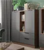 Highboard Alicante Hochkommode 120x38x136cm Walnuss Produktbild-Vorschau 3