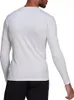 Adidas Base Tee 21 Shirt met lange mouwen, heren - Wit | Productafbeelding-voorbeeld 9