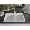 Mexen Hektor zlewozmywak granitowy 2-komorowy 800 x 480 mm, Podgląd zdjęcia produktu 3