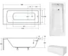 Aqua For You | Badewanne - Besco Rechteckige Badewanne Produktbild-Vorschau 2