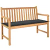 vidaXL Cuscino per panca da giardino antracite 120x50x3 cm Anteprima dell’immagine prodotto 12