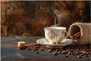 Küchenrückwand Spritzschutz Glas mit Motiv Kaffee Und Zimt Produktbild-Vorschau 3