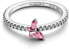 Anello Pandora Farfalla Brillante Argento Bianco 194269C03 Anteprima dell’immagine prodotto 2