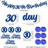 Dekorations-Set zum 30. Geburtstag Girlande Ballons Set Produktbild-Vorschau 2