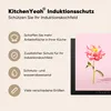 KitchenYeah© Herdabdeckplatte Rosa Pfingstrose auf einem Produktbild-Vorschau 6