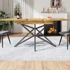 Sweiko Esstisch-Set (120/160 × 68 cm Esstisch mit 4 Produktbild-Vorschau 4