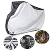 A collage of images showing a bicycle cover and different scenarios of bicycle use. Náhľad obrázku produktu