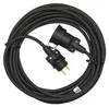 Venkovní prodlužovací kabel 15 m / 1 zásuvka / černý / guma / 230 V / 1,5 mm2 Náhled obrázku produktu