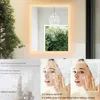 WISFOR Malé zrcadlo do koupelny s LED osvětlením, rozměry Náhled obrázku produktu 5