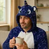 Piżama Onesie Kigurumi Kostium Gwiazdki Jednorożec M: 155 - Podgląd zdjęcia produktu 7