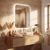 Badkamerspiegel Ariva, 70x90 cm, met LED-verlichting Productafbeelding-voorbeeld 4