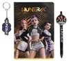 Set regalo con taccuino KPop Demon Hunters - Oro Anteprima dell’immagine prodotto 4