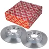 A box of Febi brake discs for Audi, Seat, and VW vehicles. Produktbild-Vorschau