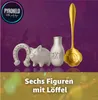 7-teiliges Zinngießen - Set: Feuerwerk Spiele für Silvester Produktbild-Vorschau 2
