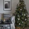 LED Baummantel Lichterkette - 5 Stränge jeweils 40 bernsteinfarbene LED - gefrostet - Timer - innen Produktbild-Vorschau