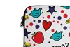 MuchoWow® Laptop Hülle 14 ZollNew York - Wolken - Sterne Produktbild-Vorschau 3