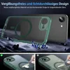 A close-up of a green and transparent phone case with a magnetic ring, placed on a dark, textured surface with crystal-like objects. Náhled obrázku produktu