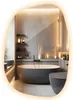 Specchio da bagno LED – 55,1×38,2 cm – design irregolare Anteprima dell’immagine prodotto 1
