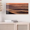 DEQORI Glasbild Echtglas 60x30 cm 'Nebelberge im Morgenrot' Produktbild-Vorschau 4