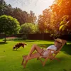 Lehátko z eukalyptu s možnosťou nastavenia - 163 x 56 cm - Náhľad obrázku produktu 7