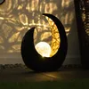 LED Mondsichel Solarleuchte mit Glaskugel Höhe 30,5 cm Produktbild-Vorschau 15