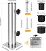 Sonnenschirmst?nder Boden Standrohre mit 3 PVC Produktbild-Vorschau 3