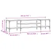 The Living Store TV-Schrank Sonoma-Eiche 201x35x45 cm Produktbild-Vorschau 9
