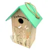2er Set Holz Vogelhaus Vogelhäuschen Vogel Nistkasten 22 x Produktbild-Vorschau 3