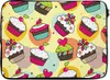 MuchoWow® Laptop Hülle 13 Zoll Mädchen - Cupcake - Produktbild-Vorschau 1