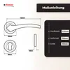 DOMINO Türgriff Drückergarnitur PZ - Profilzylinder Set | Produktbild-Vorschau 4
