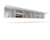 TV-Lowboard Fernsehschrank SIMPLY DUO UP HÄNGEND Weiß Produktbild-Vorschau 3