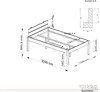 TUGA-Holztech Pfostenbett (Fichte) "Daybett" Massivholz 120 Produktbild-Vorschau 4