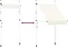 vidaXL Tenda da sole retrattile a comando manuale 150 cm Anteprima dell’immagine prodotto 5
