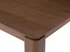 BELIANI Jídelní stůl tmavý ořech MDF kaučuk 160 x 90 cm Náhled obrázku produktu 8