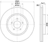 2 Bremsscheiben innenbelüftet Ø 72,6 mm 28 mm HELLA für Produktbild-Vorschau 6