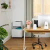 Kolečkový kontejner Relaxdays se 3 přihrádkami a dvířky, Náhled obrázku produktu 3