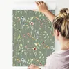 10m VLIES TAPETE Rolle Natur Blumen Blätter Wiese Flora Produktbild-Vorschau 3