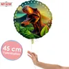 Folienballon Dino bunt 19 x 13,5 cm Produktbild-Vorschau 2