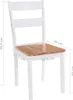 vidaXL Chaises de salle à manger 2 pcs. Blanc Bois massif Voir les images du produit 7