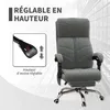 Vinsetto Fauteuil de bureau massant et chauffant, chaise Voir les images du produit 4