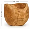 WURZELHOLZ ÜBERTOPF "LIVA" | Teak, 30 cm | Teakholz Produktbild-Vorschau 2