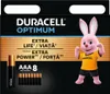 Alkalická baterie Duracell Optimum AAA, 8 ks. Náhled obrázku produktu 3