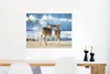MuchoWow® Poster Hirsche - Meer - Wasser - Sand 80x60 cm - Produktbild-Vorschau 4