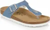 softrelax Damen Zehensteg Pantolette jeansblau mit Schnalle Produktbild-Vorschau 7